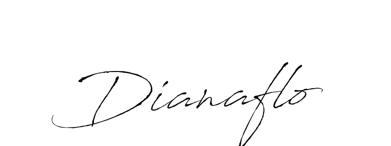 Dianaflo stylish signature style. Best Handwritten Sign (Antro_Vectra) for my name. Handwritten Signature Collection Ideas for my name Dianaflo. Dianaflo signature style 6 images and pictures png