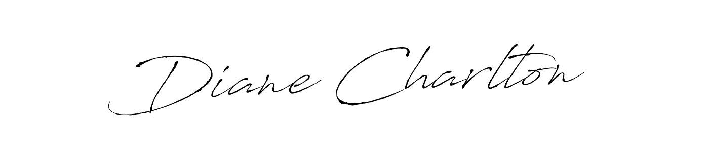 You should practise on your own different ways (Antro_Vectra) to write your name (Diane Charlton) in signature. don't let someone else do it for you. Diane Charlton signature style 6 images and pictures png