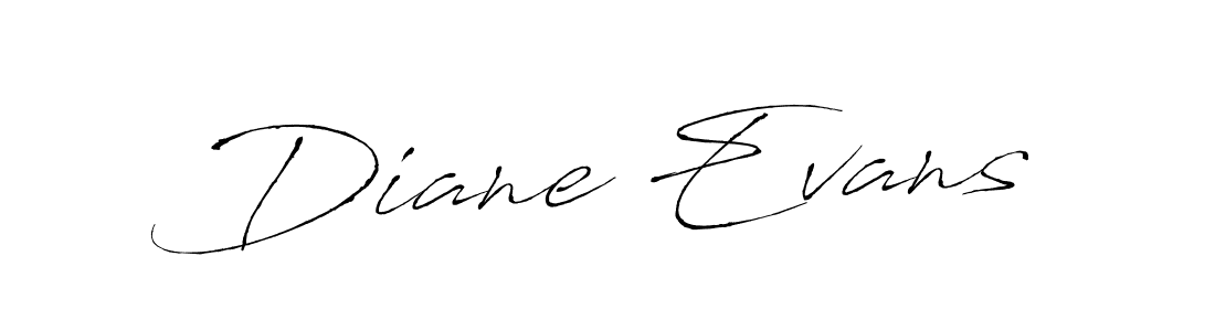 Make a beautiful signature design for name Diane Evans. With this signature (Antro_Vectra) style, you can create a handwritten signature for free. Diane Evans signature style 6 images and pictures png
