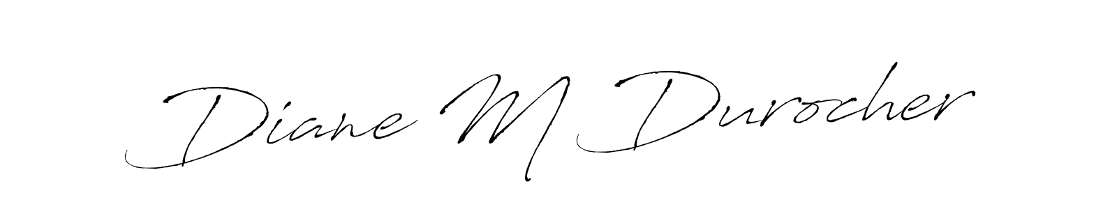Also You can easily find your signature by using the search form. We will create Diane M Durocher name handwritten signature images for you free of cost using Antro_Vectra sign style. Diane M Durocher signature style 6 images and pictures png
