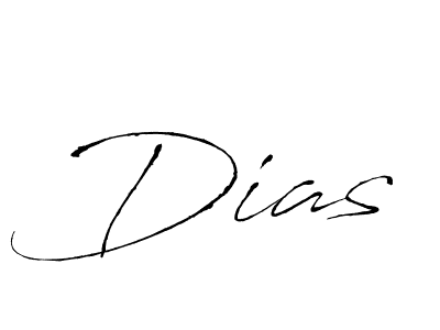 Create a beautiful signature design for name Dias. With this signature (Antro_Vectra) fonts, you can make a handwritten signature for free. Dias signature style 6 images and pictures png