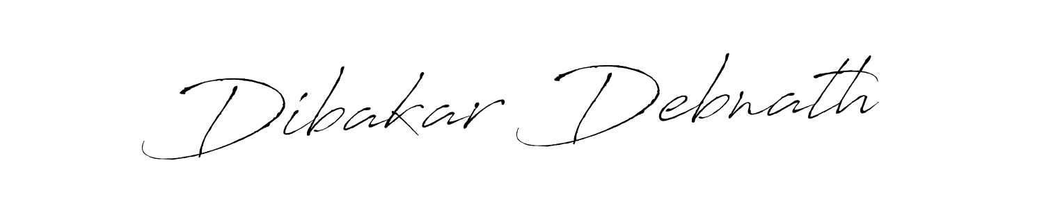 Make a beautiful signature design for name Dibakar Debnath. With this signature (Antro_Vectra) style, you can create a handwritten signature for free. Dibakar Debnath signature style 6 images and pictures png