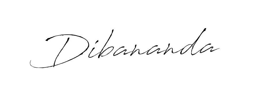 Create a beautiful signature design for name Dibananda. With this signature (Antro_Vectra) fonts, you can make a handwritten signature for free. Dibananda signature style 6 images and pictures png