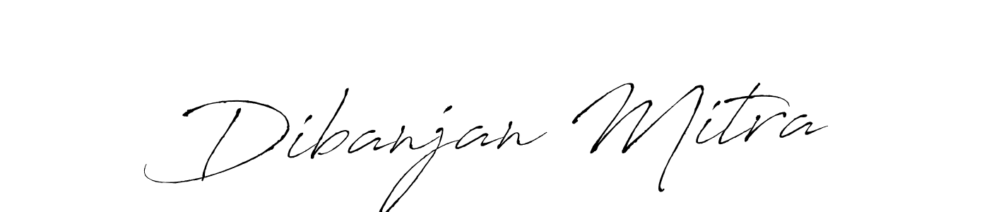 Make a beautiful signature design for name Dibanjan Mitra. With this signature (Antro_Vectra) style, you can create a handwritten signature for free. Dibanjan Mitra signature style 6 images and pictures png