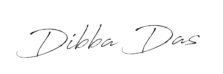 Design your own signature with our free online signature maker. With this signature software, you can create a handwritten (Antro_Vectra) signature for name Dibba Das. Dibba Das signature style 6 images and pictures png