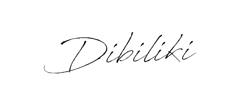 How to make Dibiliki name signature. Use Antro_Vectra style for creating short signs online. This is the latest handwritten sign. Dibiliki signature style 6 images and pictures png