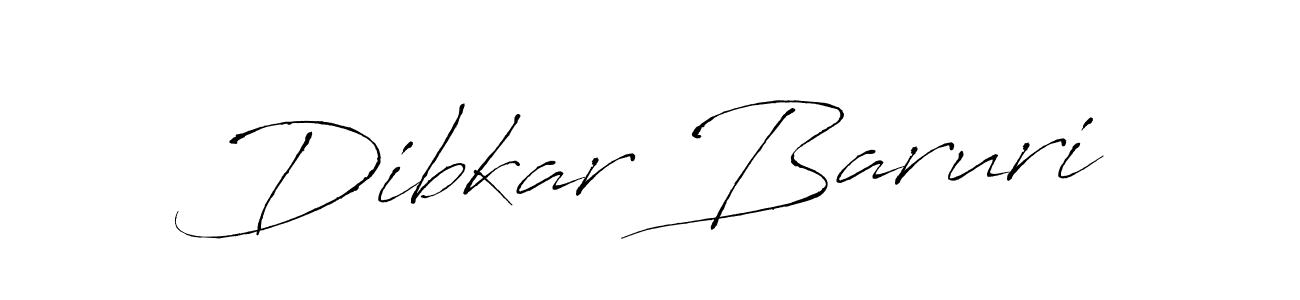 Make a beautiful signature design for name Dibkar Baruri. With this signature (Antro_Vectra) style, you can create a handwritten signature for free. Dibkar Baruri signature style 6 images and pictures png