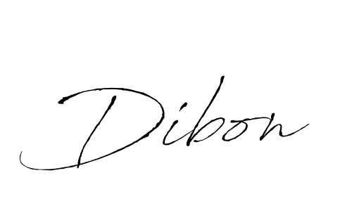 You should practise on your own different ways (Antro_Vectra) to write your name (Dibon) in signature. don't let someone else do it for you. Dibon signature style 6 images and pictures png