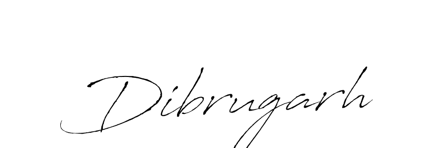 Design your own signature with our free online signature maker. With this signature software, you can create a handwritten (Antro_Vectra) signature for name Dibrugarh. Dibrugarh signature style 6 images and pictures png