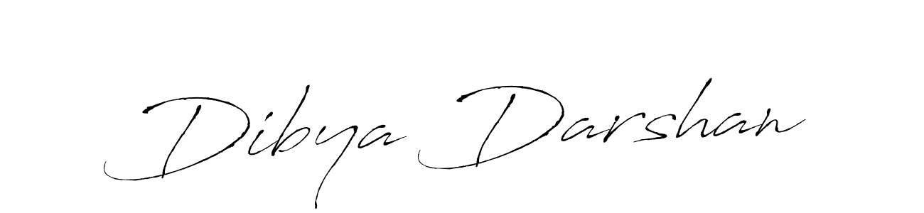 Dibya Darshan stylish signature style. Best Handwritten Sign (Antro_Vectra) for my name. Handwritten Signature Collection Ideas for my name Dibya Darshan. Dibya Darshan signature style 6 images and pictures png