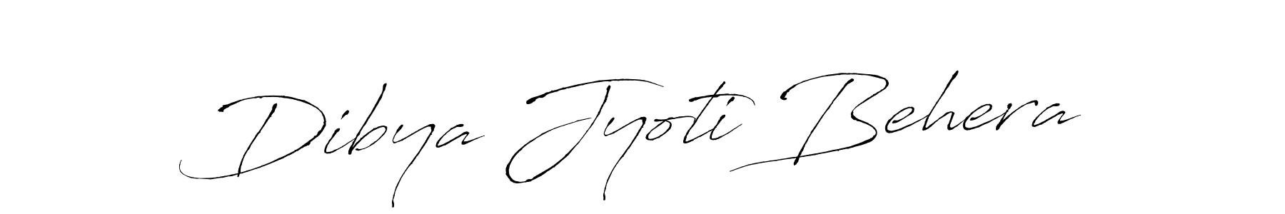 How to make Dibya Jyoti Behera signature? Antro_Vectra is a professional autograph style. Create handwritten signature for Dibya Jyoti Behera name. Dibya Jyoti Behera signature style 6 images and pictures png