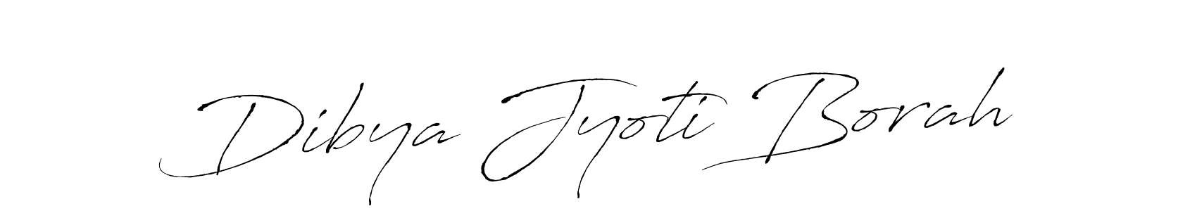 Dibya Jyoti Borah stylish signature style. Best Handwritten Sign (Antro_Vectra) for my name. Handwritten Signature Collection Ideas for my name Dibya Jyoti Borah. Dibya Jyoti Borah signature style 6 images and pictures png