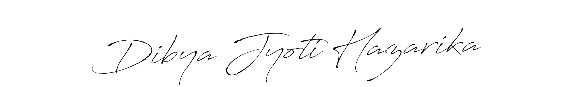 How to make Dibya Jyoti Hazarika signature? Antro_Vectra is a professional autograph style. Create handwritten signature for Dibya Jyoti Hazarika name. Dibya Jyoti Hazarika signature style 6 images and pictures png