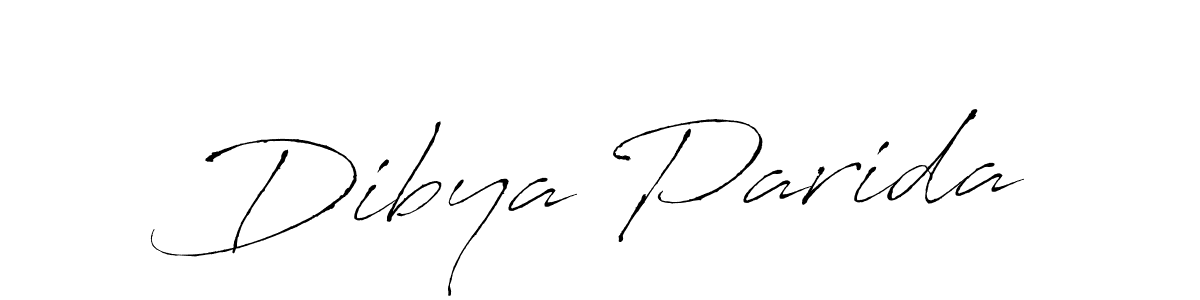 You should practise on your own different ways (Antro_Vectra) to write your name (Dibya Parida) in signature. don't let someone else do it for you. Dibya Parida signature style 6 images and pictures png