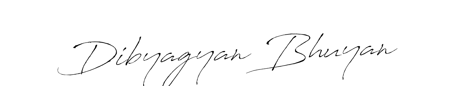 Make a beautiful signature design for name Dibyagyan Bhuyan. With this signature (Antro_Vectra) style, you can create a handwritten signature for free. Dibyagyan Bhuyan signature style 6 images and pictures png