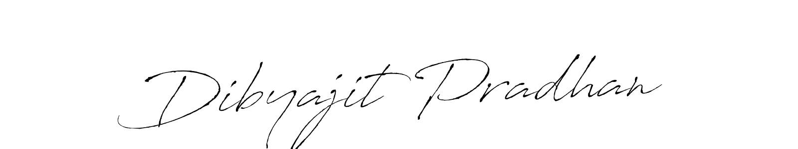 Create a beautiful signature design for name Dibyajit Pradhan. With this signature (Antro_Vectra) fonts, you can make a handwritten signature for free. Dibyajit Pradhan signature style 6 images and pictures png