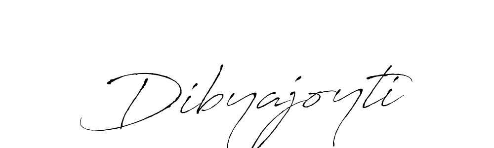 Make a beautiful signature design for name Dibyajoyti. With this signature (Antro_Vectra) style, you can create a handwritten signature for free. Dibyajoyti signature style 6 images and pictures png