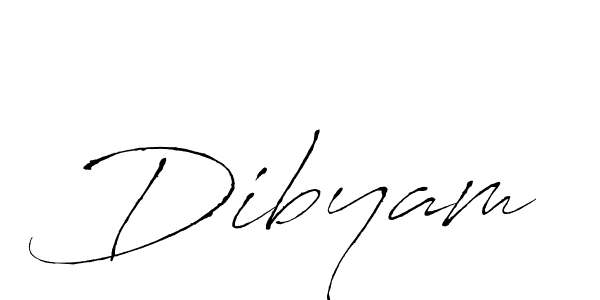 Use a signature maker to create a handwritten signature online. With this signature software, you can design (Antro_Vectra) your own signature for name Dibyam. Dibyam signature style 6 images and pictures png