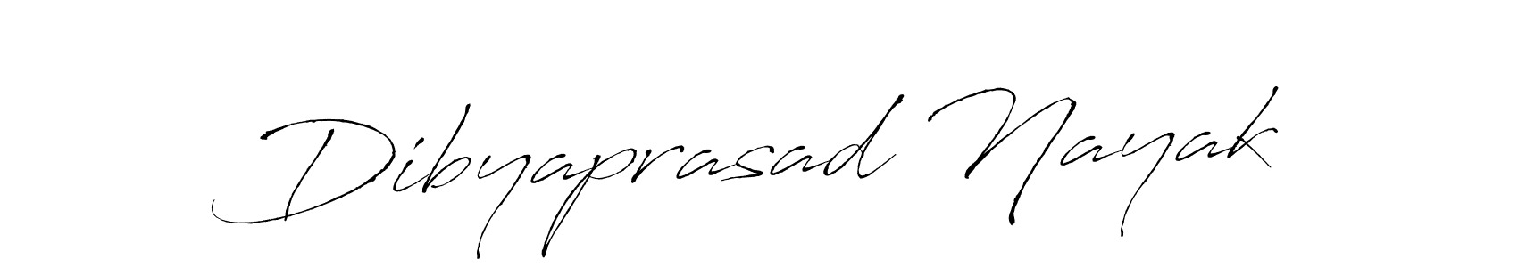 Create a beautiful signature design for name Dibyaprasad Nayak. With this signature (Antro_Vectra) fonts, you can make a handwritten signature for free. Dibyaprasad Nayak signature style 6 images and pictures png