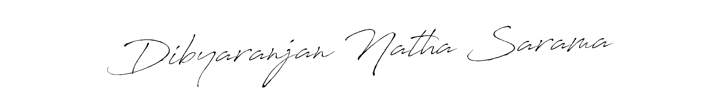 Create a beautiful signature design for name Dibyaranjan Natha Sarama. With this signature (Antro_Vectra) fonts, you can make a handwritten signature for free. Dibyaranjan Natha Sarama signature style 6 images and pictures png