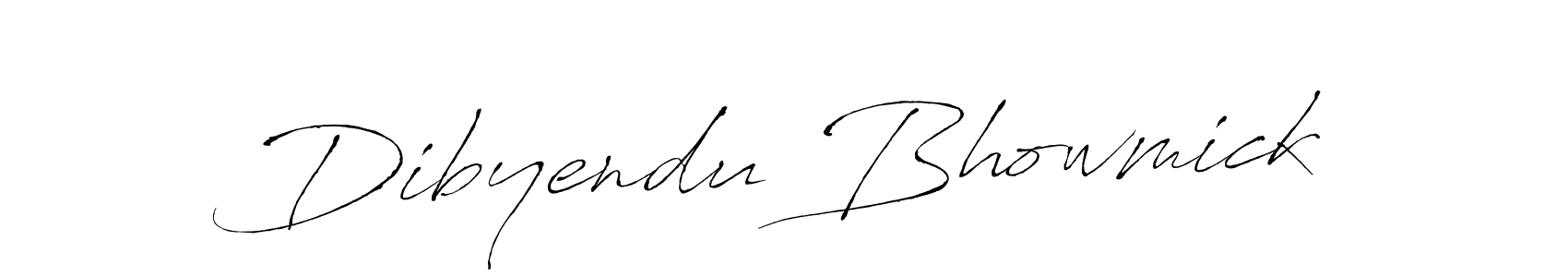How to make Dibyendu Bhowmick signature? Antro_Vectra is a professional autograph style. Create handwritten signature for Dibyendu Bhowmick name. Dibyendu Bhowmick signature style 6 images and pictures png