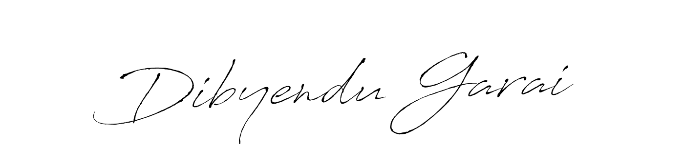 Make a beautiful signature design for name Dibyendu Garai. With this signature (Antro_Vectra) style, you can create a handwritten signature for free. Dibyendu Garai signature style 6 images and pictures png