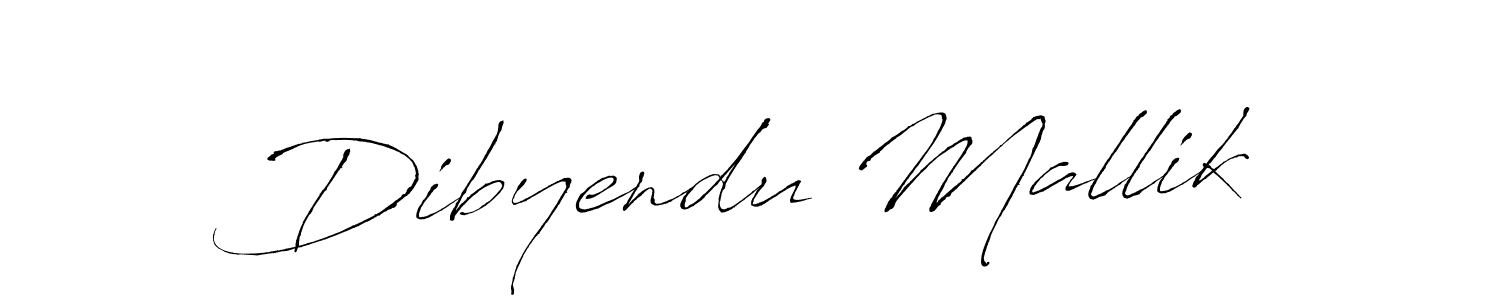 Dibyendu Mallik stylish signature style. Best Handwritten Sign (Antro_Vectra) for my name. Handwritten Signature Collection Ideas for my name Dibyendu Mallik. Dibyendu Mallik signature style 6 images and pictures png