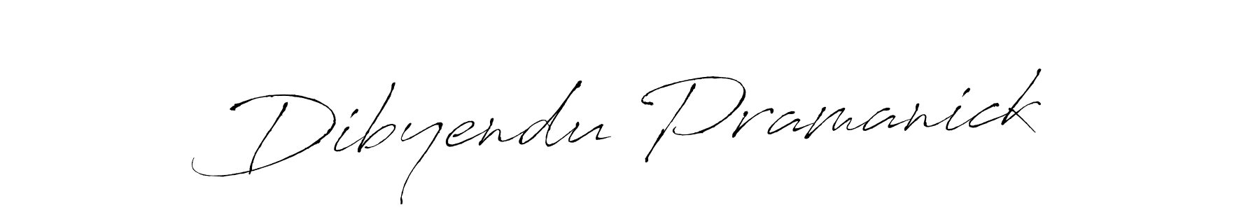 Create a beautiful signature design for name Dibyendu Pramanick. With this signature (Antro_Vectra) fonts, you can make a handwritten signature for free. Dibyendu Pramanick signature style 6 images and pictures png