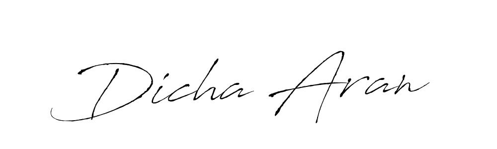 It looks lik you need a new signature style for name Dicha Aran. Design unique handwritten (Antro_Vectra) signature with our free signature maker in just a few clicks. Dicha Aran signature style 6 images and pictures png