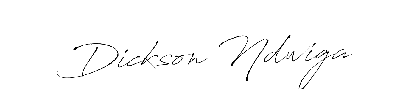 Design your own signature with our free online signature maker. With this signature software, you can create a handwritten (Antro_Vectra) signature for name Dickson Ndwiga. Dickson Ndwiga signature style 6 images and pictures png