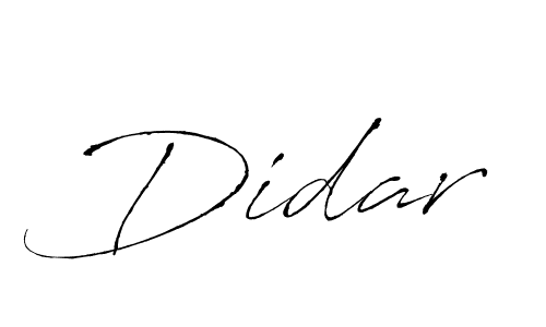 Didar stylish signature style. Best Handwritten Sign (Antro_Vectra) for my name. Handwritten Signature Collection Ideas for my name Didar. Didar signature style 6 images and pictures png