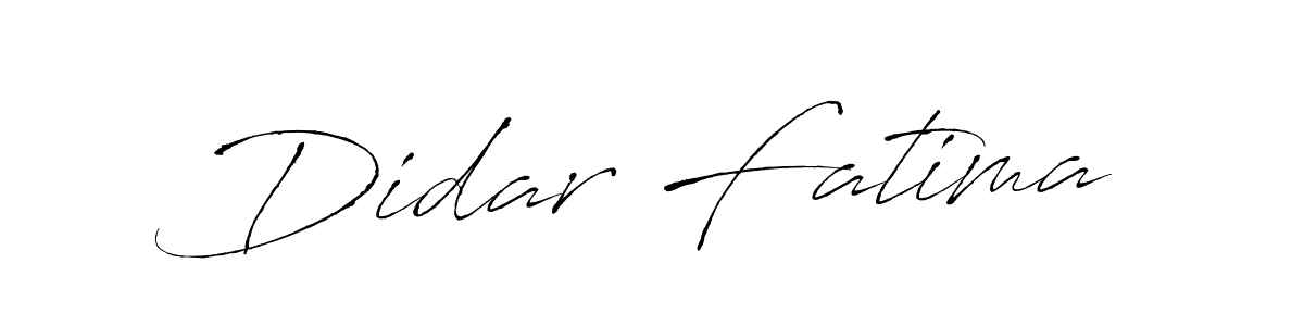 Use a signature maker to create a handwritten signature online. With this signature software, you can design (Antro_Vectra) your own signature for name Didar Fatima. Didar Fatima signature style 6 images and pictures png