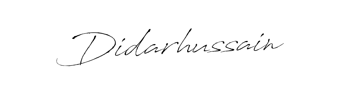 Antro_Vectra is a professional signature style that is perfect for those who want to add a touch of class to their signature. It is also a great choice for those who want to make their signature more unique. Get Didarhussain name to fancy signature for free. Didarhussain signature style 6 images and pictures png