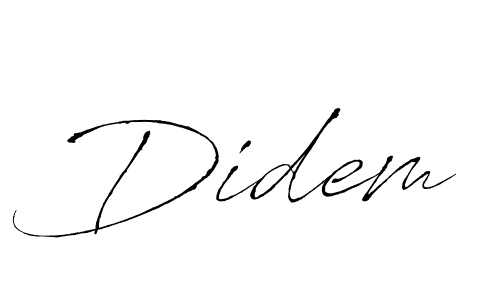 Also You can easily find your signature by using the search form. We will create Didem name handwritten signature images for you free of cost using Antro_Vectra sign style. Didem signature style 6 images and pictures png