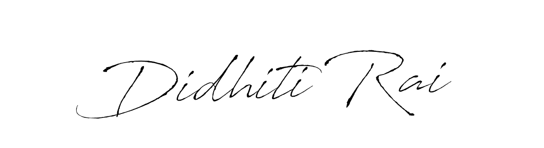 Similarly Antro_Vectra is the best handwritten signature design. Signature creator online .You can use it as an online autograph creator for name Didhiti Rai. Didhiti Rai signature style 6 images and pictures png