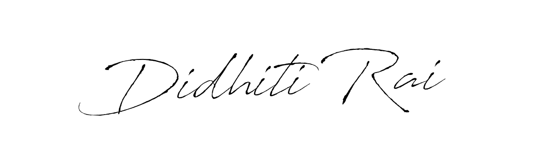 This is the best signature style for the Didhiti Rai name. Also you like these signature font (Antro_Vectra). Mix name signature. Didhiti Rai signature style 6 images and pictures png