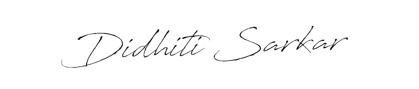 Create a beautiful signature design for name Didhiti Sarkar. With this signature (Antro_Vectra) fonts, you can make a handwritten signature for free. Didhiti Sarkar signature style 6 images and pictures png