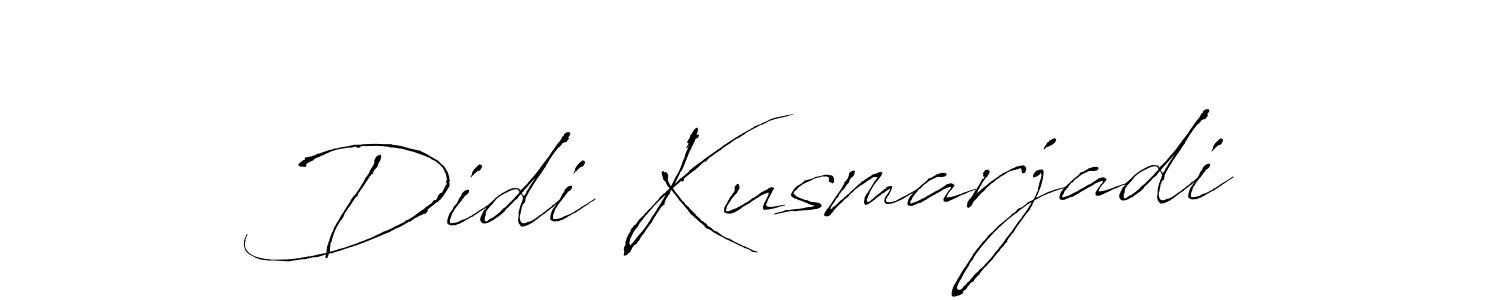 Create a beautiful signature design for name Didi Kusmarjadi. With this signature (Antro_Vectra) fonts, you can make a handwritten signature for free. Didi Kusmarjadi signature style 6 images and pictures png
