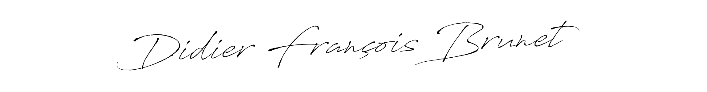 Antro_Vectra is a professional signature style that is perfect for those who want to add a touch of class to their signature. It is also a great choice for those who want to make their signature more unique. Get Didier François Brunet name to fancy signature for free. Didier François Brunet signature style 6 images and pictures png