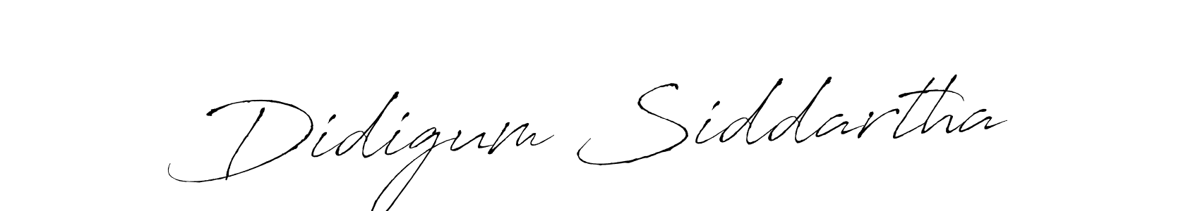 Didigum Siddartha stylish signature style. Best Handwritten Sign (Antro_Vectra) for my name. Handwritten Signature Collection Ideas for my name Didigum Siddartha. Didigum Siddartha signature style 6 images and pictures png