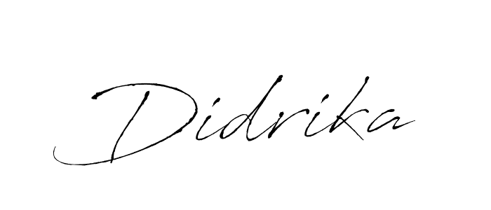 How to make Didrika signature? Antro_Vectra is a professional autograph style. Create handwritten signature for Didrika name. Didrika signature style 6 images and pictures png