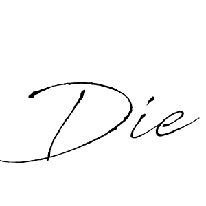 How to Draw Die signature style? Antro_Vectra is a latest design signature styles for name Die. Die signature style 6 images and pictures png