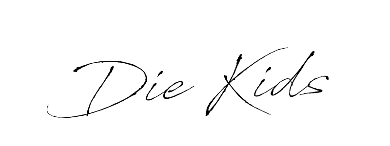 Design your own signature with our free online signature maker. With this signature software, you can create a handwritten (Antro_Vectra) signature for name Die Kids. Die Kids signature style 6 images and pictures png