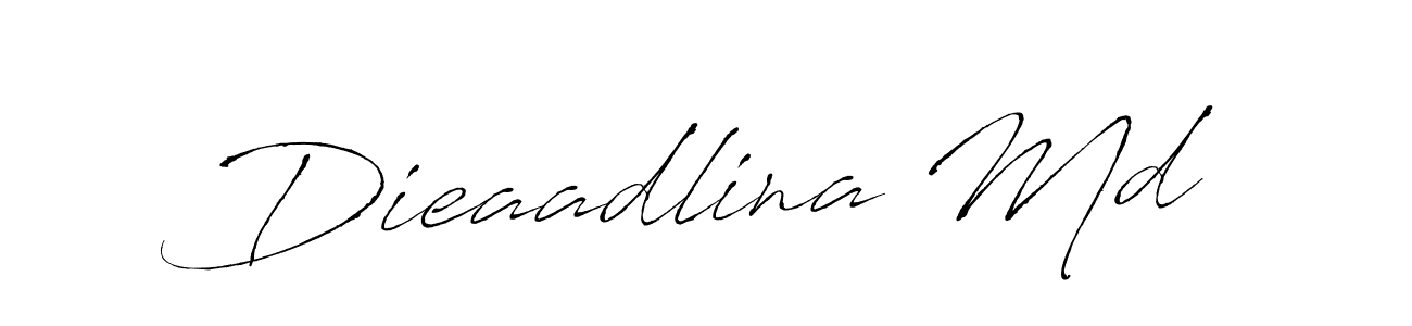 This is the best signature style for the Dieaadlina Md name. Also you like these signature font (Antro_Vectra). Mix name signature. Dieaadlina Md signature style 6 images and pictures png