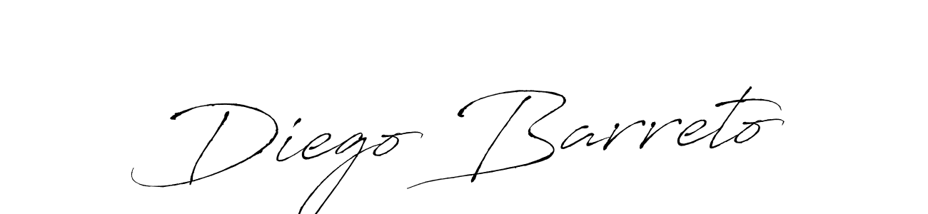 Design your own signature with our free online signature maker. With this signature software, you can create a handwritten (Antro_Vectra) signature for name Diego Barreto. Diego Barreto signature style 6 images and pictures png