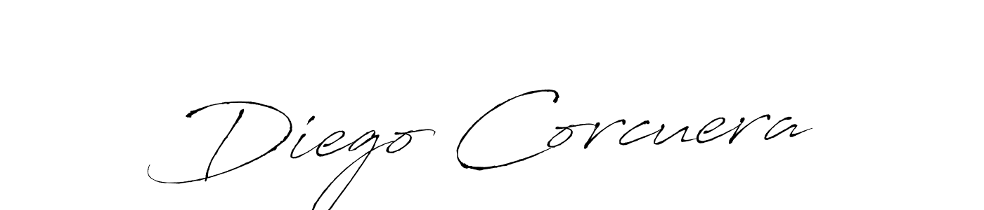 You should practise on your own different ways (Antro_Vectra) to write your name (Diego Corcuera) in signature. don't let someone else do it for you. Diego Corcuera signature style 6 images and pictures png