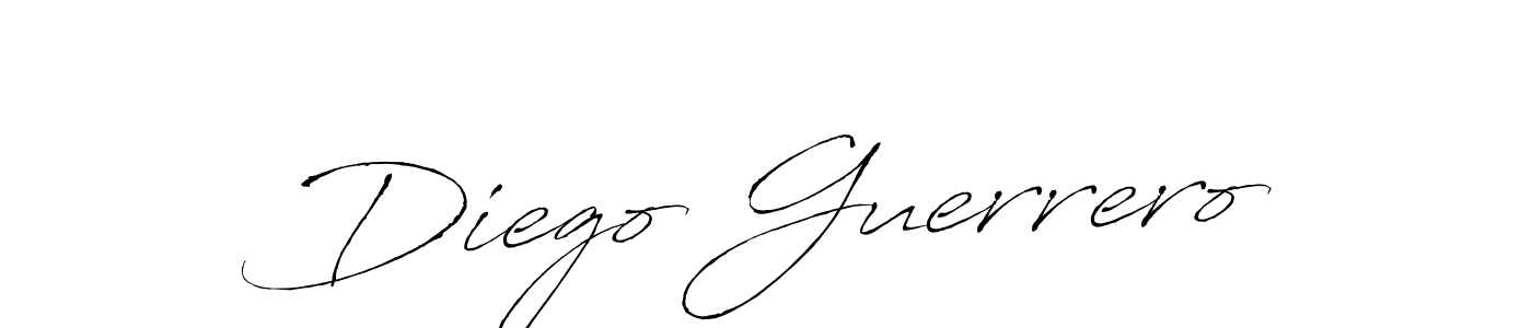 Create a beautiful signature design for name Diego Guerrero. With this signature (Antro_Vectra) fonts, you can make a handwritten signature for free. Diego Guerrero signature style 6 images and pictures png