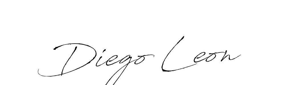 You should practise on your own different ways (Antro_Vectra) to write your name (Diego Leon) in signature. don't let someone else do it for you. Diego Leon signature style 6 images and pictures png