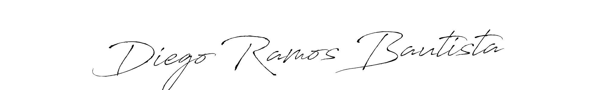 Design your own signature with our free online signature maker. With this signature software, you can create a handwritten (Antro_Vectra) signature for name Diego Ramos Bautista. Diego Ramos Bautista signature style 6 images and pictures png