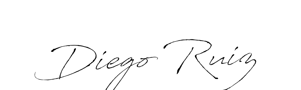 Design your own signature with our free online signature maker. With this signature software, you can create a handwritten (Antro_Vectra) signature for name Diego Ruiz. Diego Ruiz signature style 6 images and pictures png